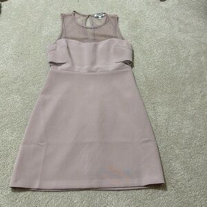 Blush colored mini dress